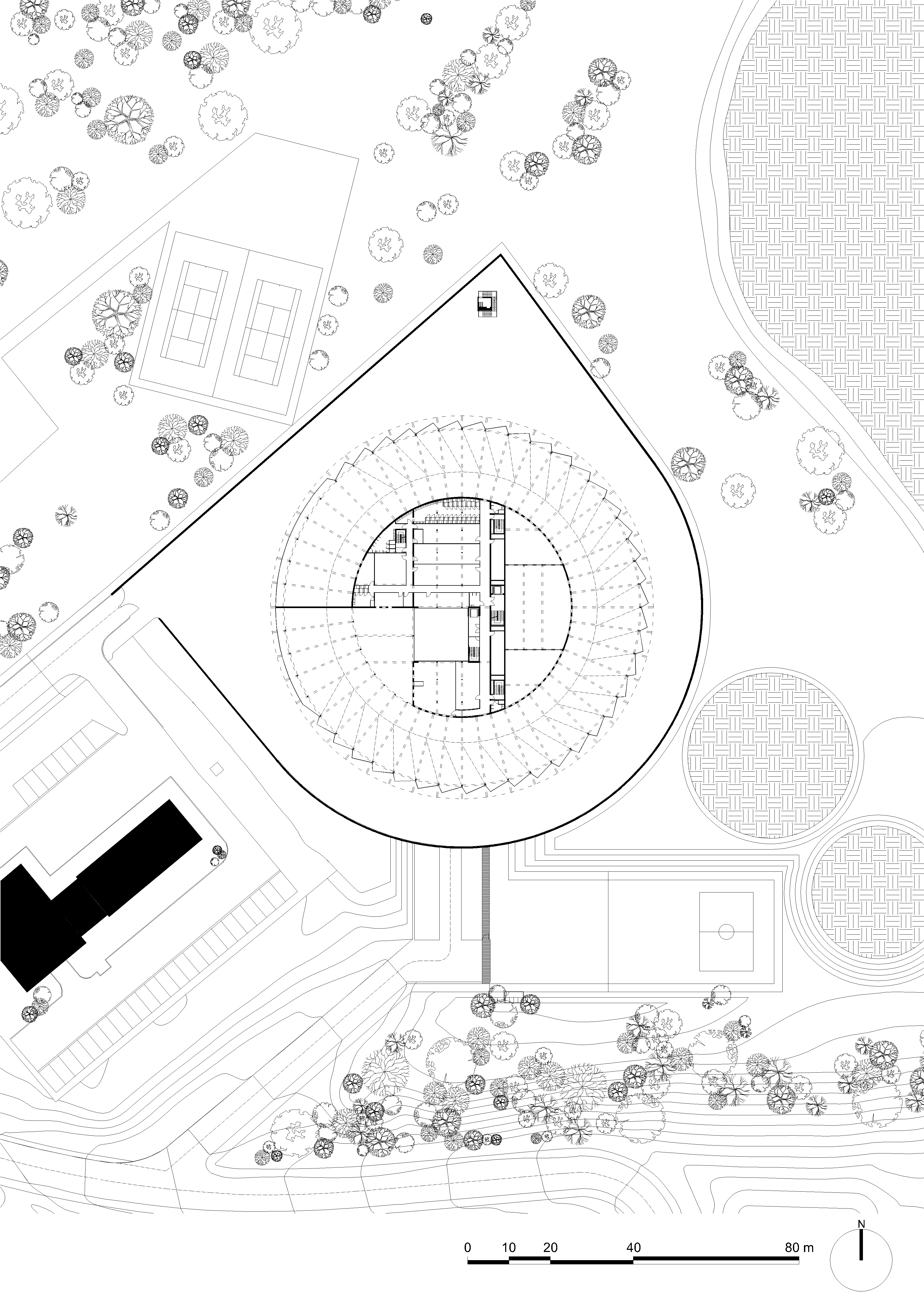 architecture-contemporaine-samyn-and-partners-caserne-pompier-charleroi-cercle-implantation