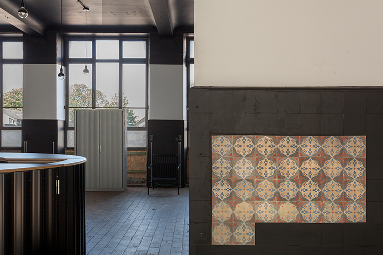 architecture contemporaine, rénovation, centre culturel Eden Charleroi, création artistique, cafeteria