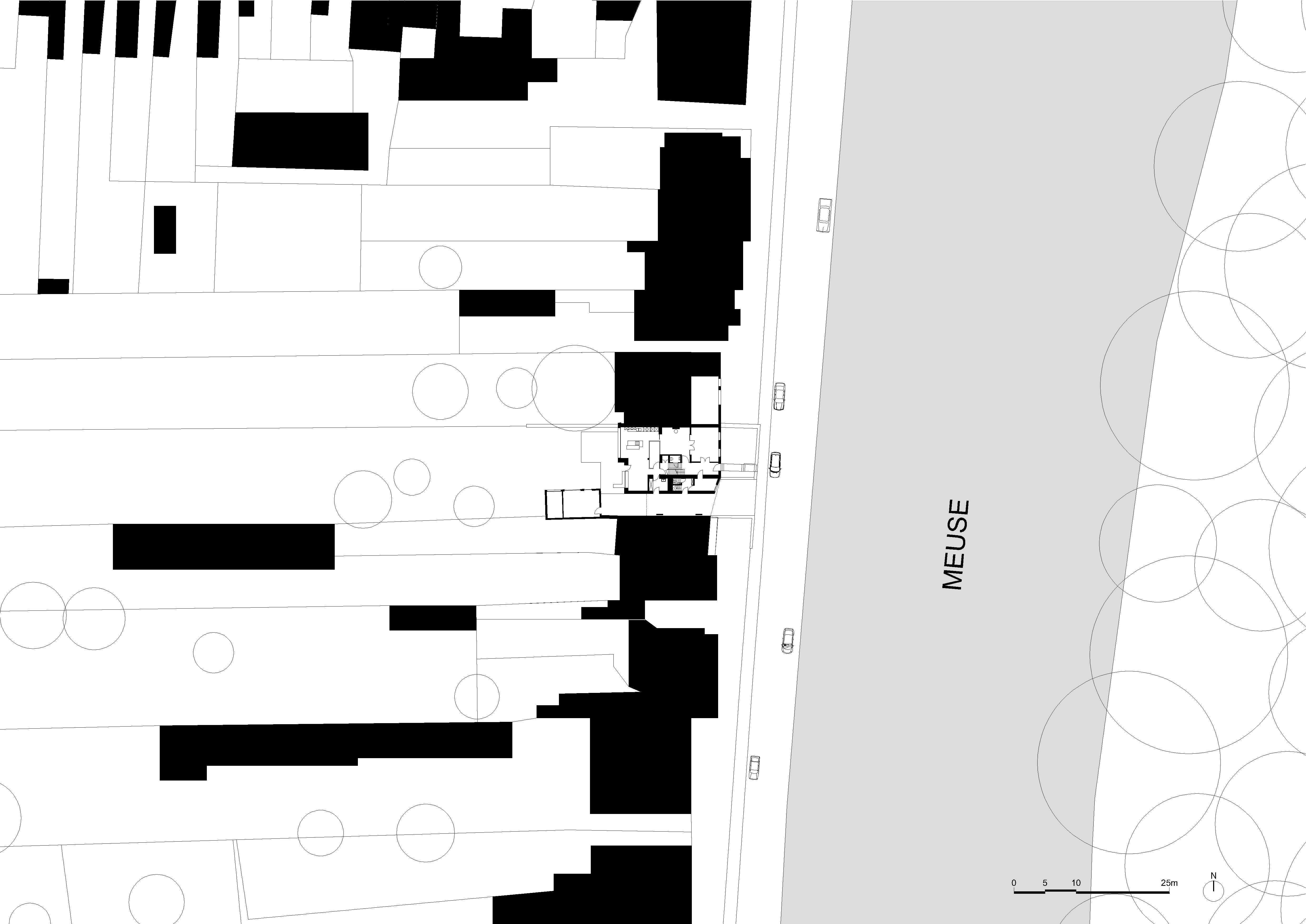 architecture-contemporaine-Villa-Mosane-Rénovation-Reservoir A-plan-masse
