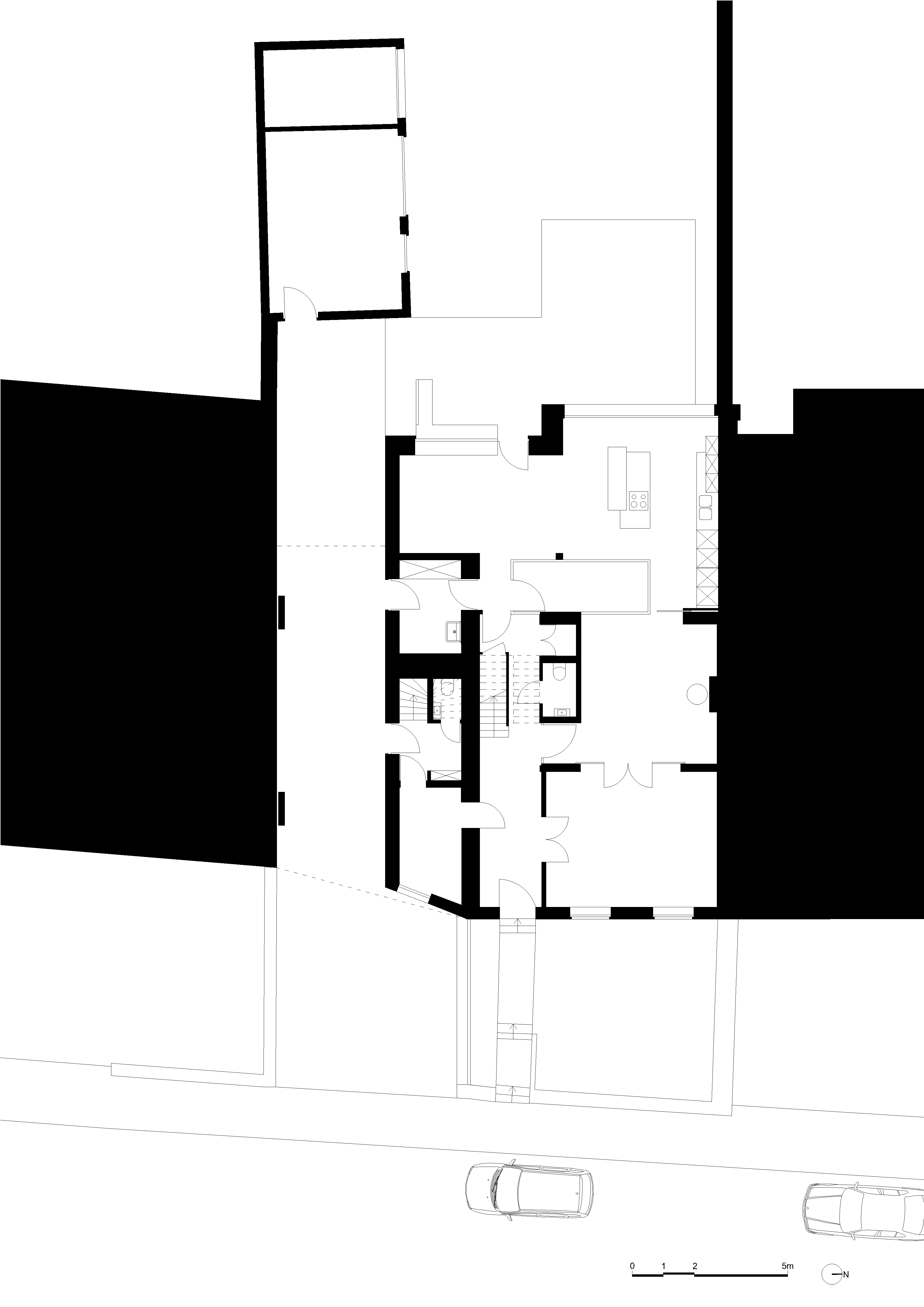 architecture-contemporaine-Villa-Mosane-Rénovation-Reservoir A-plan-rez-chaussée
