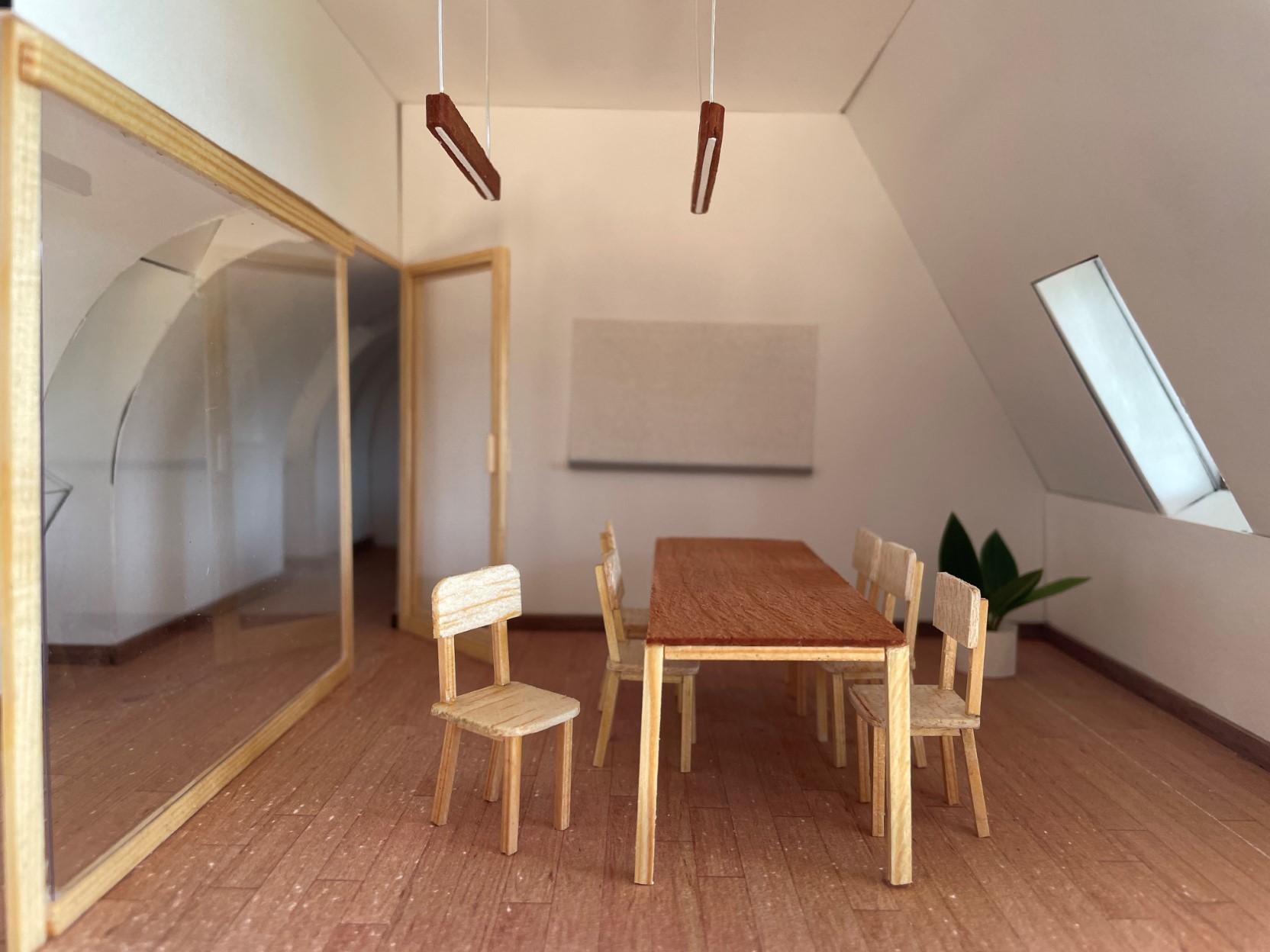 architecture-contemporaine-rénovation-bâtiment-classé-château-karreveld-équipement-collectif-polyvalent-salle-spectacle-maquette