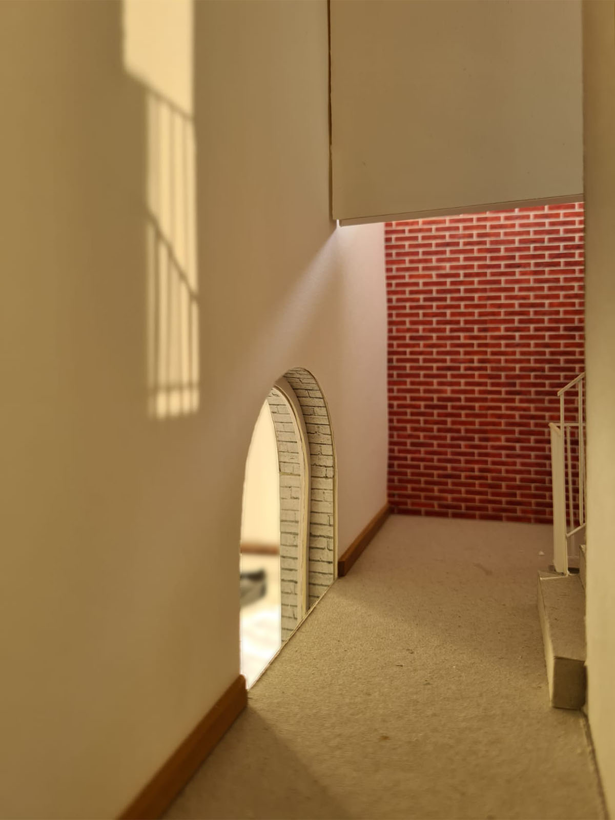 architecture-contemporaine-rénovation-académie-conservatoire-musique-danse-théatre-montigny-le-tilleul-maquette-escalier