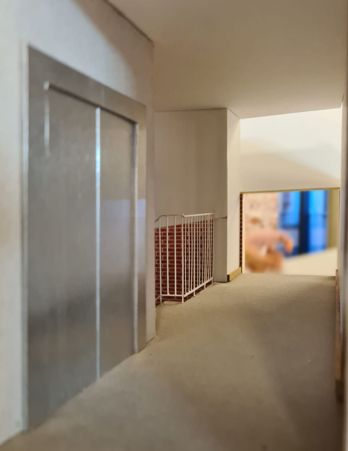 architecture-contemporaine-rénovation-académie-conservatoire-musique-danse-théatre-montigny-le-tilleul-maquette-circulation