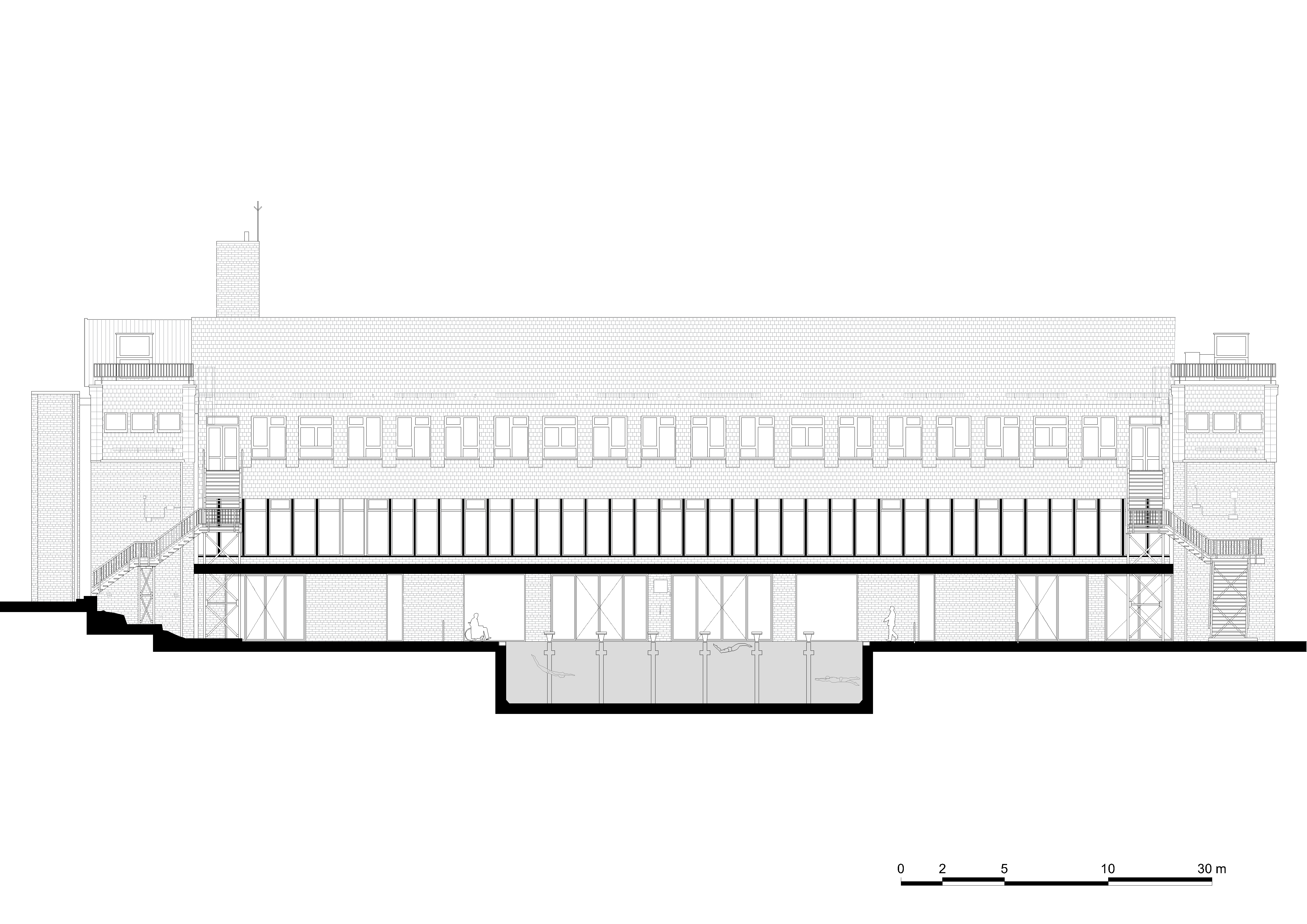 architecture-contemporaine-centre-adeps-hydrion-sport-piscine-athlétisme-rénovation-construction-coupe