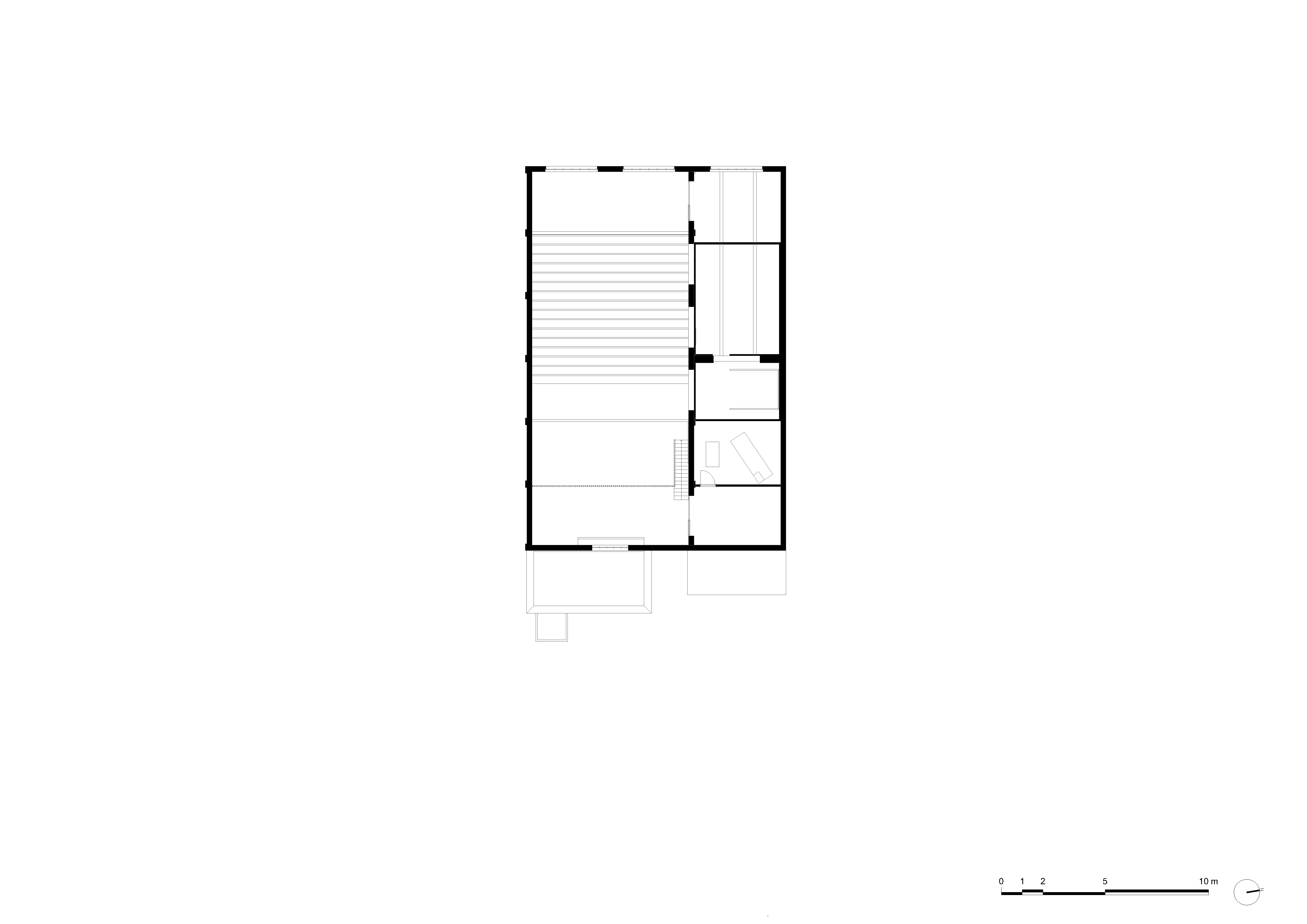 architecture-contemporaine-rénovation-patrimoine-industriel-site-minier-Martinet-reservoir-a-épis-sauvages-boulangerie-atelier-plan-premier-étage