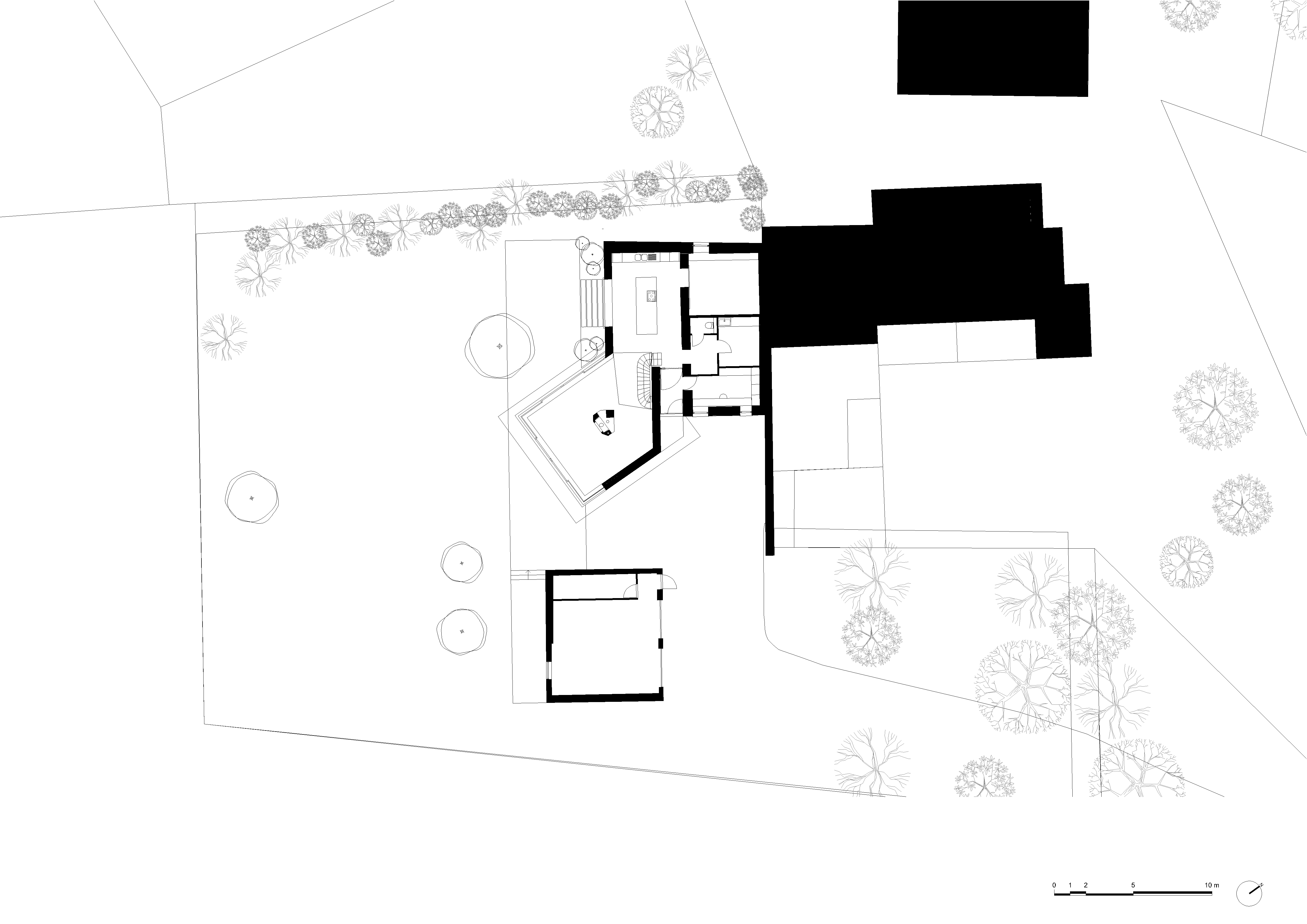 architecture-contemporaine-maison-unifamiliale-Nalinnes-rénovation-extension-ossature-bois-rez-de-chaussée