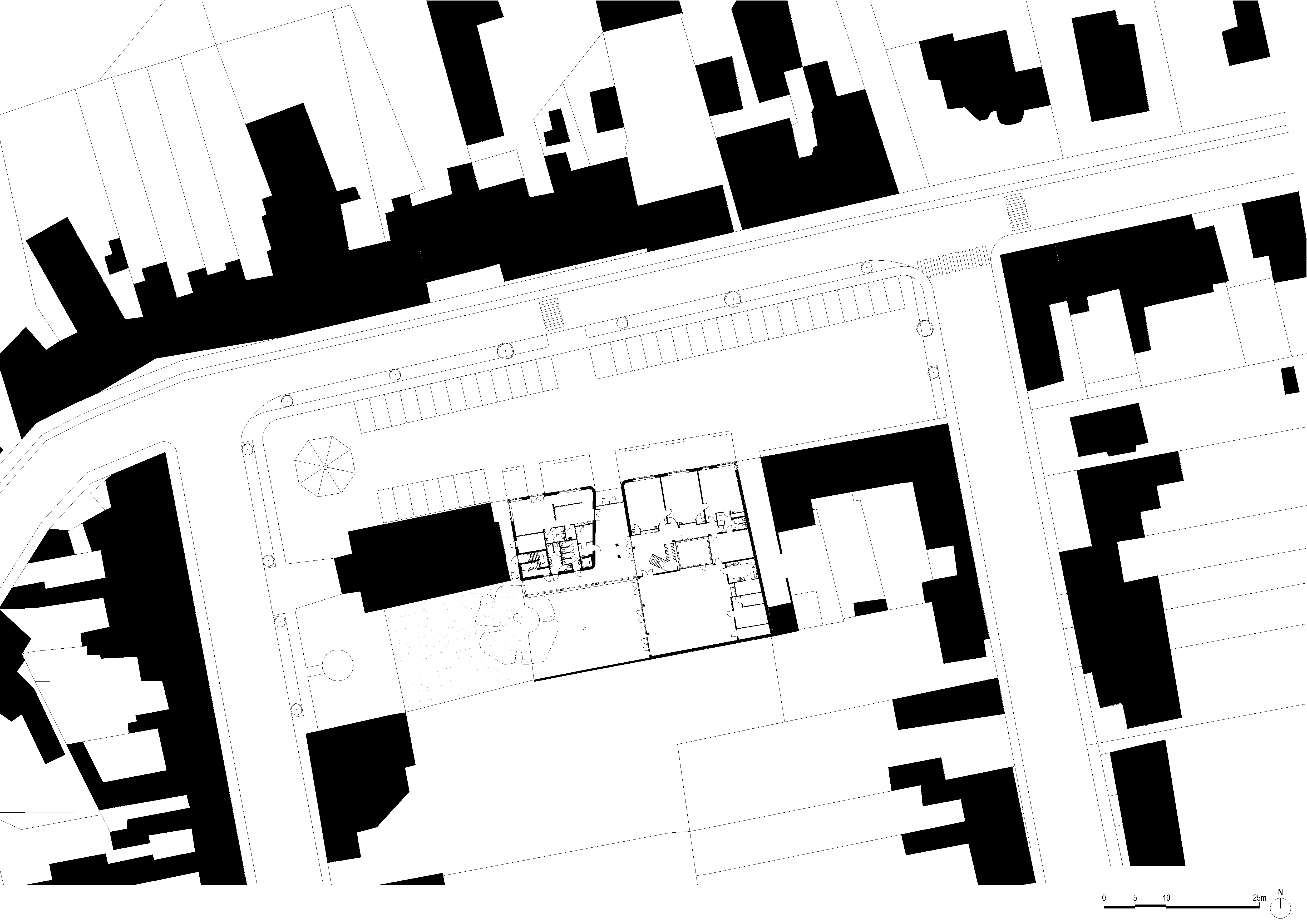 architecture-contemporaine-école-communale-maternelle-primaire-fondamental-brique-blanche-béton-architectonique-reservoir-a-plan-implantation