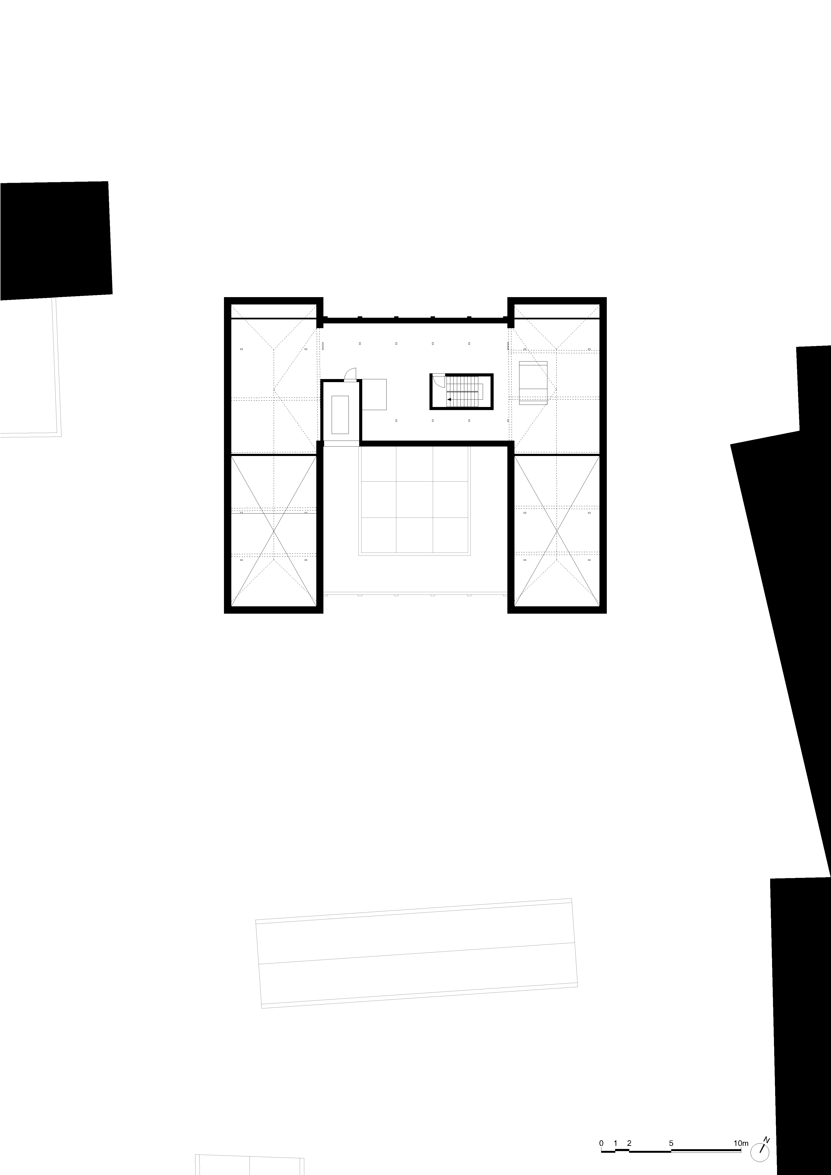 architecture-contemporaine-équipement-public-rénovation-couvent-notre-dame-CPAS-Comines-maison-solidarités-social-culturel-polyvalent-ONE-plan-deuxième-étage