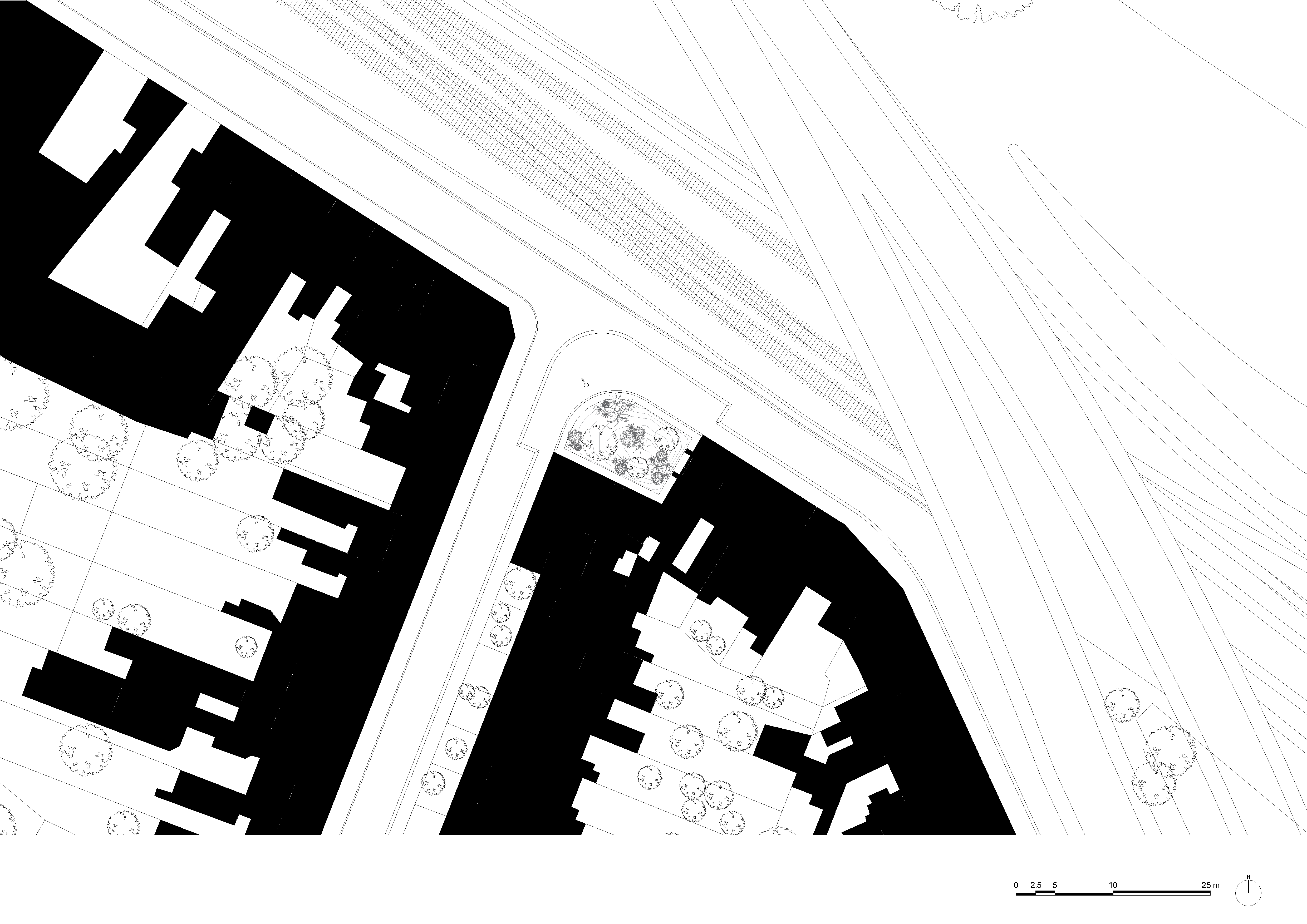 architecture-contemporaine-aménagement -urbain-paysager-brique-vernissée-monument-mémorial-dutroux-julie-melissa-plan-implantation
