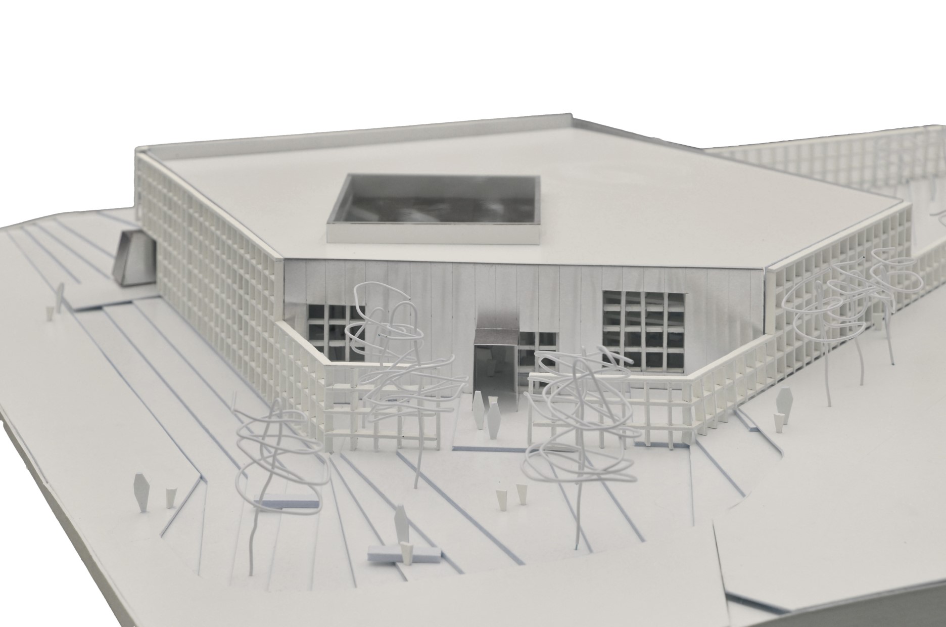 architecture-contemporaine-bibliothèque-publique-communale-transparence-photo-maquette