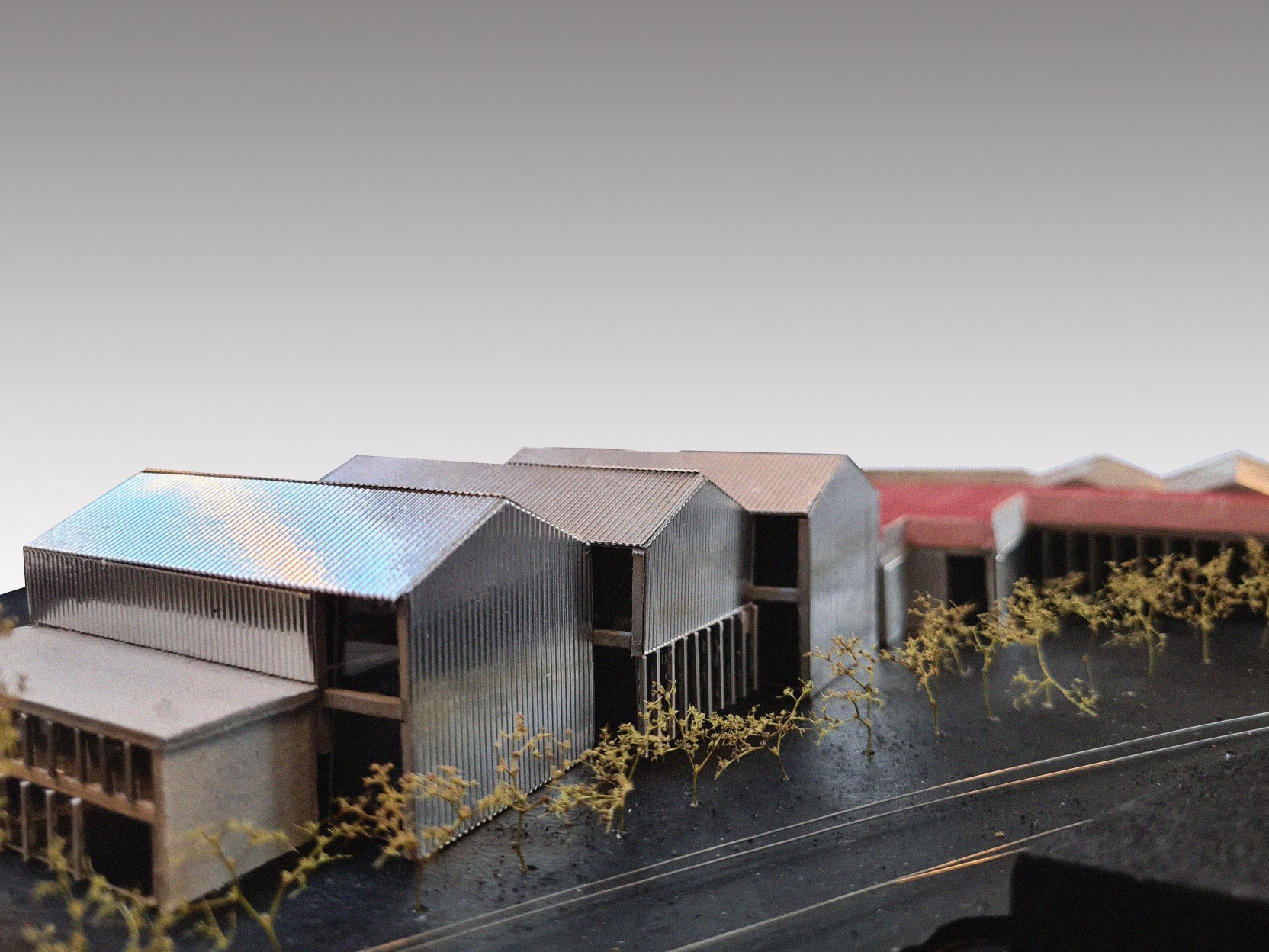 Architecture-contemporaine-sport-La-Louviere-Tennis-Ping-pong-dojo-multisport-skate-park-paddle-bocage-ancienne-verrie-parkings-maquette