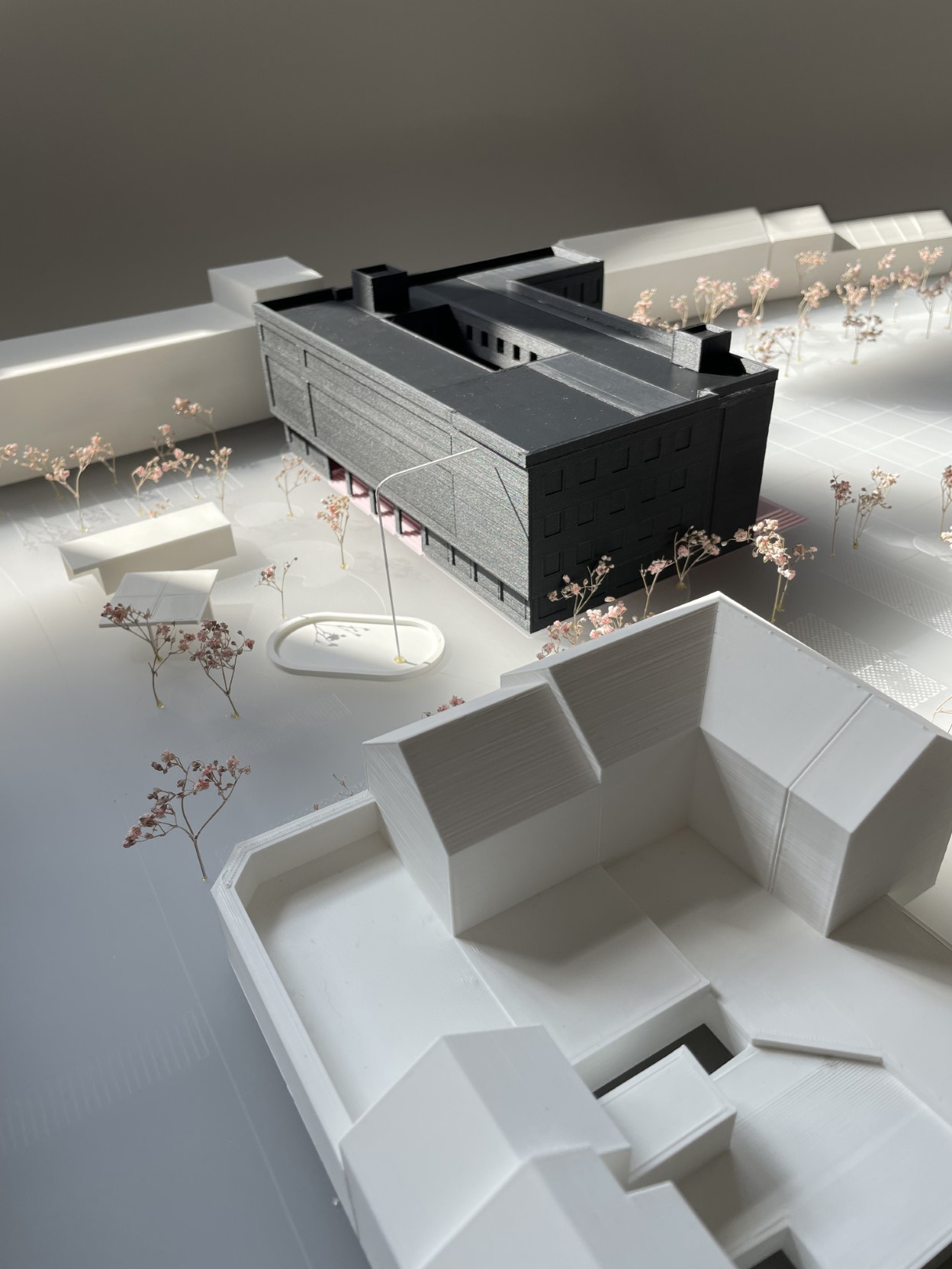 architecture-contemporaine-gilly-maison-citoyenne-bibliothèque-police-destrée-baumans-deffet-maquette