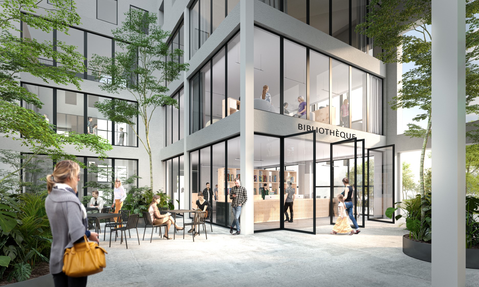 architecture-contemporaine-gilly-maison-citoyenne-bibliothèque-police-destrée-baumans-deffet-image-patio