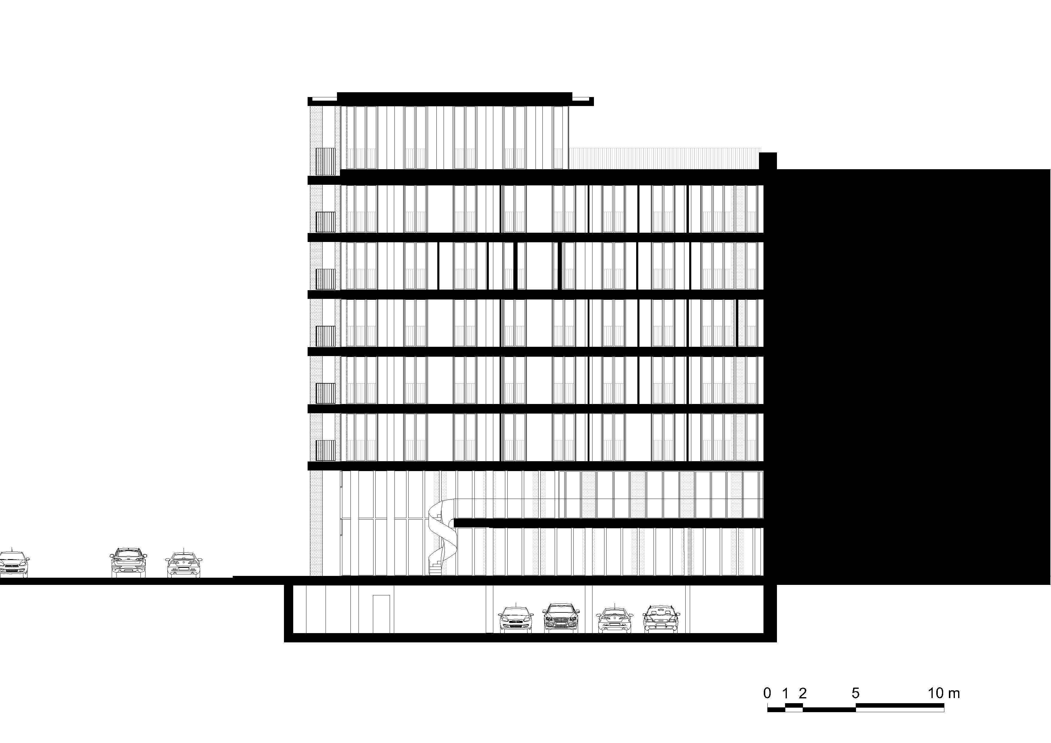 architecture-contemporaine-bureau-siege-SWCS-credit-social-charleroi-reservoir-a-META-RGPA-goffart-polome-coupe