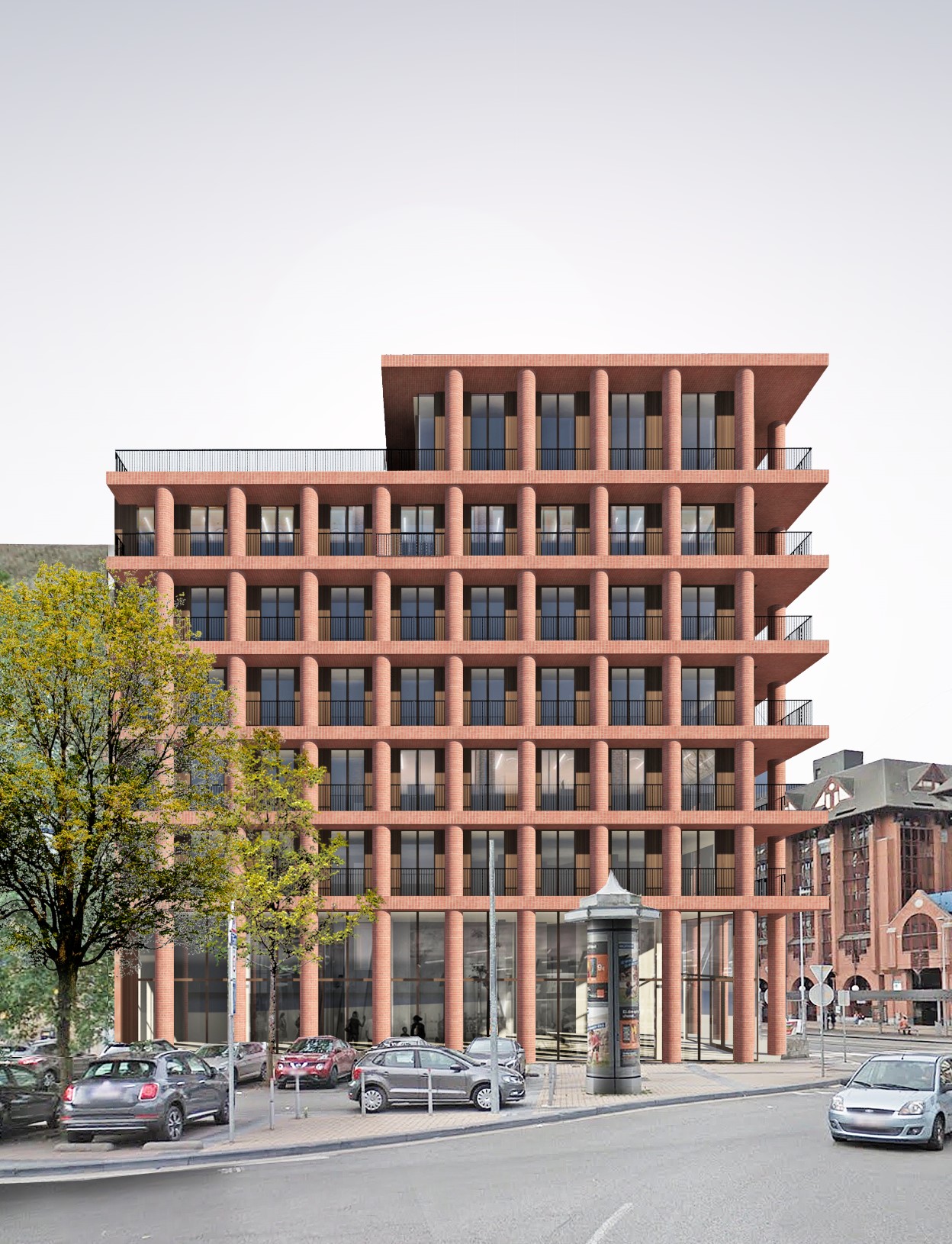 Architecture-contemporaine-bureau-siege-SWCS-credit-social-charleroi-reservoir-a-META-RGPA-goffart-polome-brique-image