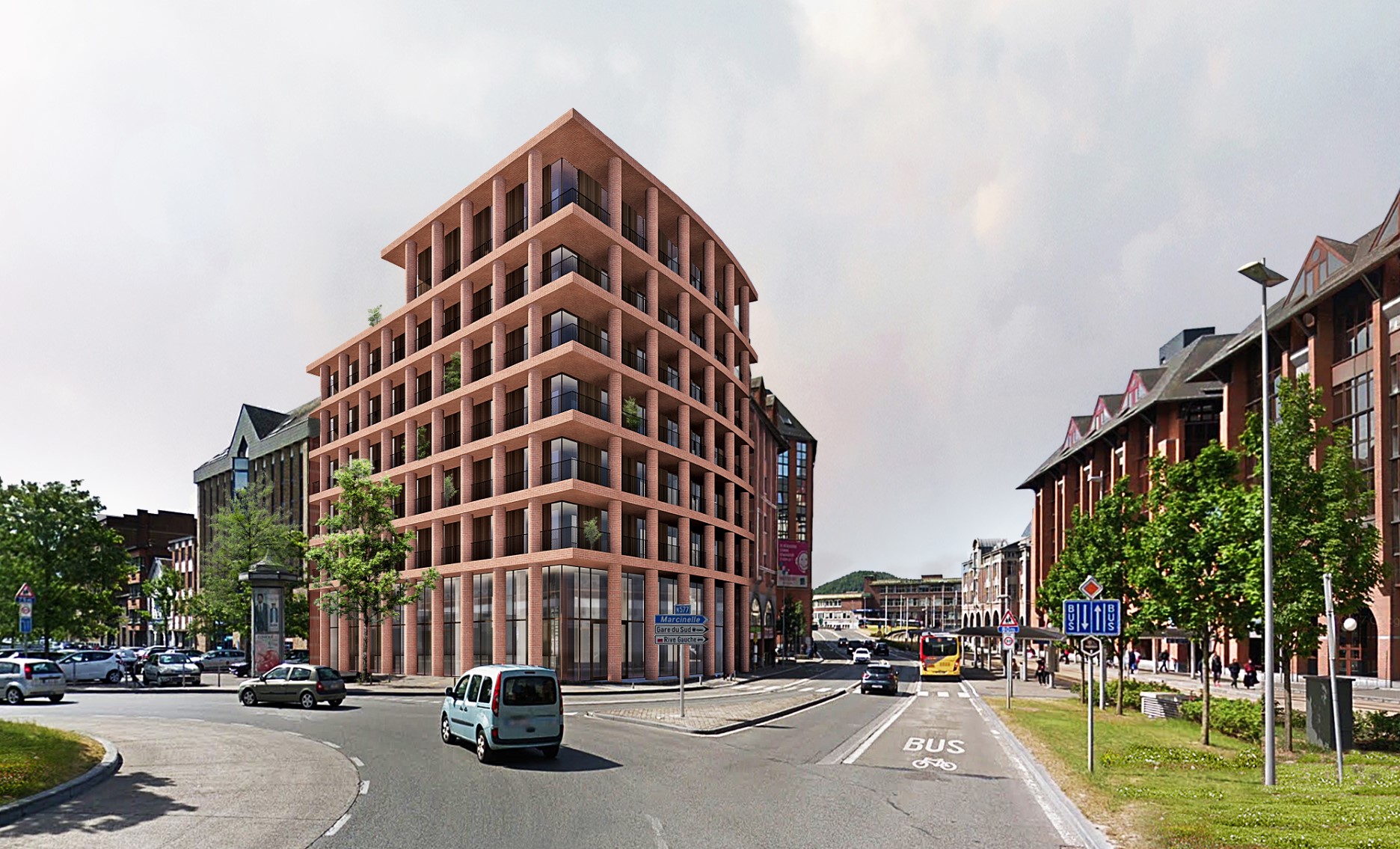 Architecture-contemporaine-bureau-siege-SWCS-credit-social-charleroi-reservoir-a-META-RGPA-goffart-polome-brique-image-angle