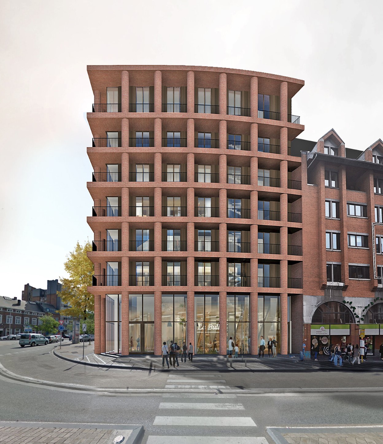 Architecture-contemporaine-bureau-siege-SWCS-credit-social-charleroi-reservoir-a-META-RGPA-goffart-polome-brique-image